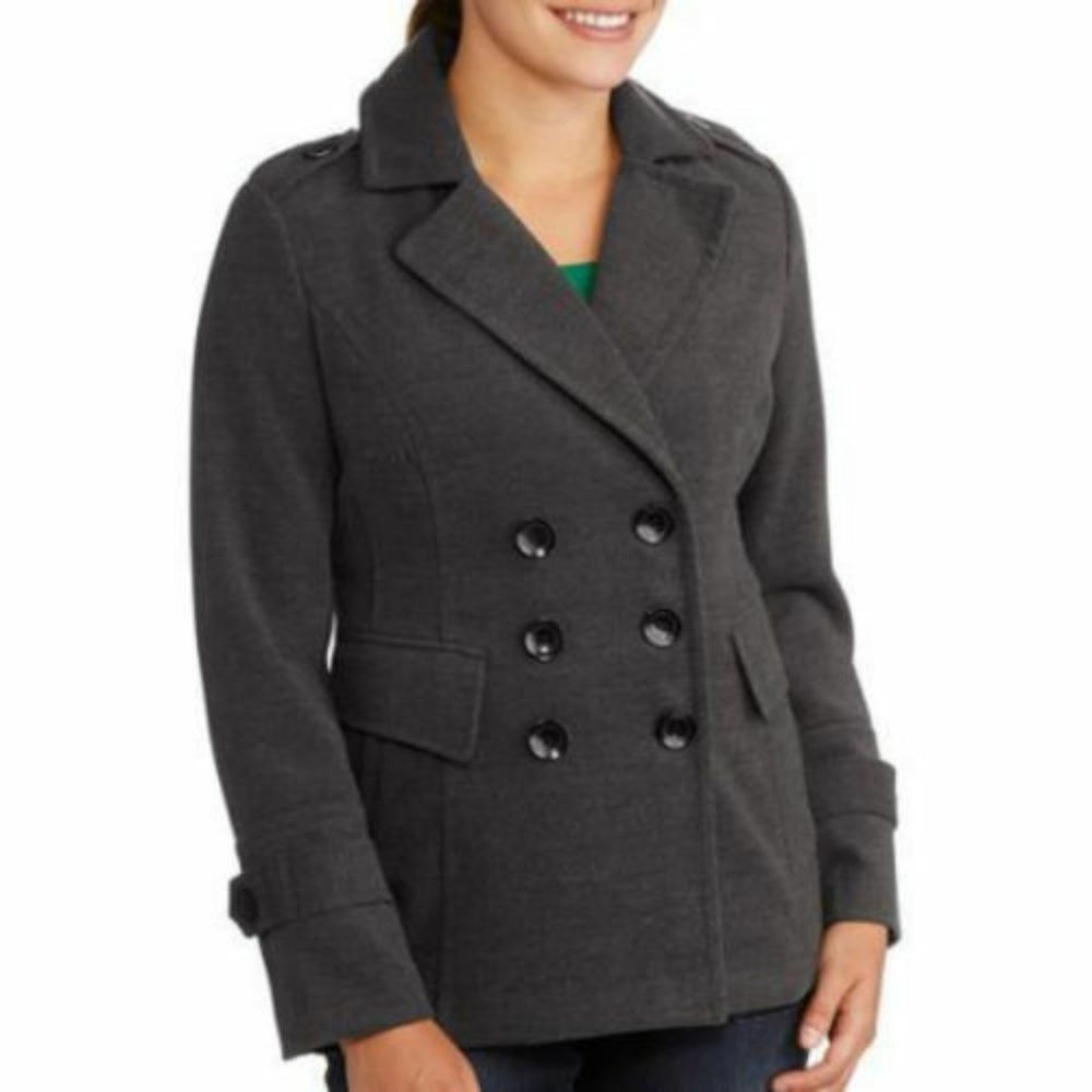 COPY - New I.B. Diffusion Women's Coat Essential Peacoat